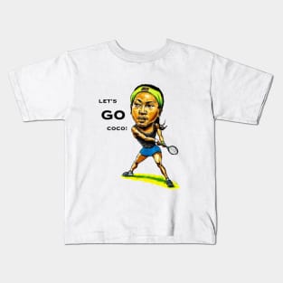 Coco Gauff - Let's go Coco Kids T-Shirt